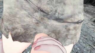 Code Vein Futa Io Asks to Suck her Cock Taker POV