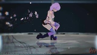 MMD SFW Pink Misaka - Roll Deep 1094