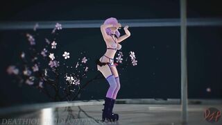 MMD SFW Pink Misaka - Roll Deep 1094