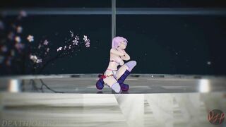 MMD SFW Pink Misaka - Roll Deep 1094