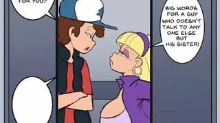 Dipper Pines & Pacifica Northwest Fuck In An Elevator