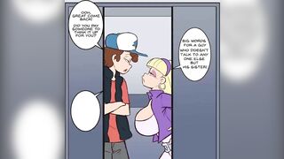 Dipper Pines & Pacifica Northwest Fuck In An Elevator