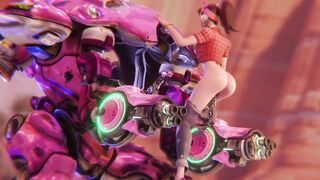 D.Va Mecha Dildo (Animation With Sound)