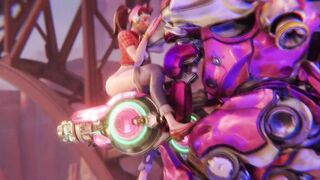 D.Va Mecha Dildo (Animation With Sound)