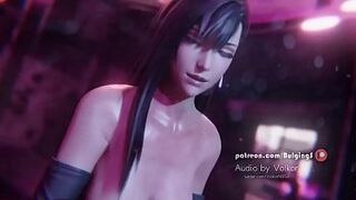 Tifa double handjob by bulgingsenpai