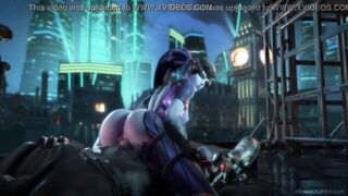 Widowmaker on the Roof Hentai