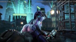 Widowmaker on the Roof Hentai