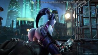 Widowmaker on the Roof Hentai