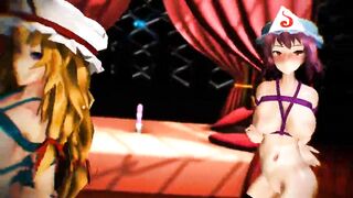 MMD Touhou Bondage Duo