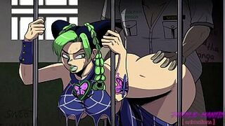 Jolyne Cujoh Gets her Thicc Ass Interrogated - Jojos Bizarre Adventure Commission