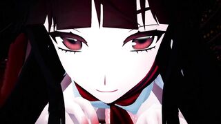 Yandere black-haired beautiful girl Femdom - [ASMR] [MMD] [By-poko●●●]