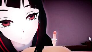 Yandere black-haired beautiful girl Femdom - [ASMR] [MMD] [By-poko●●●]