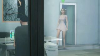 She spread her legs for a job ( THE SLUTTY JOB ) /SIMS4/