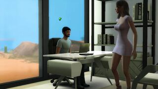 She spread her legs for a job ( THE SLUTTY JOB ) /SIMS4/