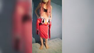 Zero Two dressing on cosplay - Shirotaku Kigurumi