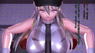 【MMD R-18 SEX DANCE】HOT GIRL ENJOYS HIS COCK GETTING FUCKED激しいセックス[MMD R-18]