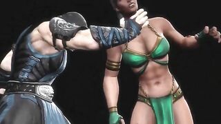 MK9 Jade vs Sub-zero Ryona in Freecam (1)