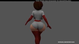 Helen parr -  The Incredible - 4K WALK