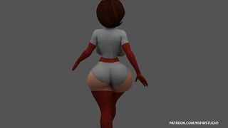 Helen parr -  The Incredible - 4K WALK