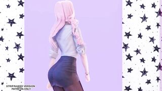 MMD AOA - Exuse Me Seraphine Sexy Kpop Dance 4K League of Legends KDA Korean Dance