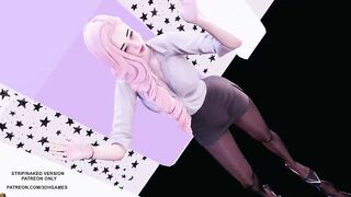 MMD AOA - Exuse Me Seraphine Sexy Kpop Dance 4K League of Legends KDA Korean Dance