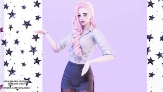 MMD AOA - Exuse Me Seraphine Sexy Kpop Dance 4K League of Legends KDA Korean Dance