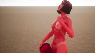 2 Demonic Girls Fuck Each other - 3D Animation