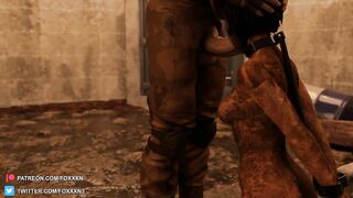 Jill Valentine Muddy BDSM Blowjob