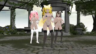 【MMD】Lets Go Crazy【R-18】