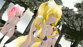 【MMD】Lets Go Crazy【R-18】