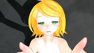 【SEX-MMD】Just stepped on by Rin-chan [Tda-style Kagamine Rin]【R-18】