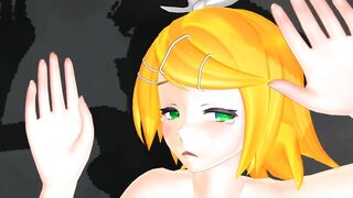 【SEX-MMD】Just stepped on by Rin-chan [Tda-style Kagamine Rin]【R-18】