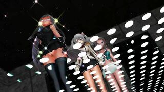 【MMD】Undead Enemy in the Light Cruise Demon & Maya & Kashima【R-18】