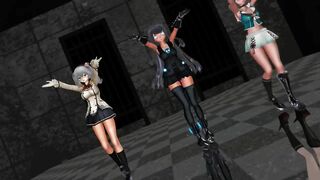 【MMD】Undead Enemy in the Light Cruise Demon & Maya & Kashima【R-18】