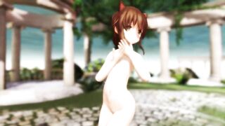 【MMD】Kokuhaku Biyori Desu! (2 cute cat girls) 【R-18】