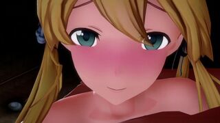 Big Titty Blondie Enjoys A Good Dick - MMD