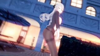 0404 -【R18-MMD】Honkai Impact 3rd 崩坏三 APHO Bronya at office with other valkyrie