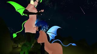 VRChat ERP Futa Succubus Blowjob Face Fuck