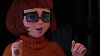 Velma Gives a Blowjob in the Dark