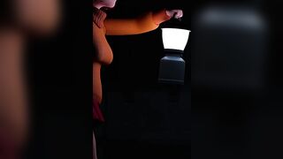 Velma Gives a Blowjob in the Dark