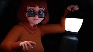 Velma Gives a Blowjob in the Dark