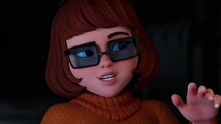 Velma Gives a Blowjob in the Dark