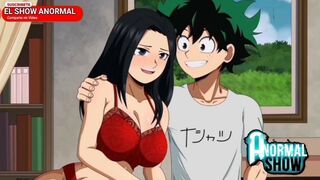 My hero Academia hentai deku x momo