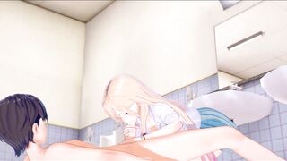 Marin Kitagawa Blowjob Koikatsu Hentai