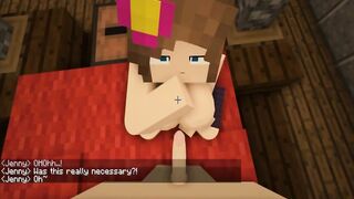 Minecraft jenny. This ass isn't gonna fuck itself part 3