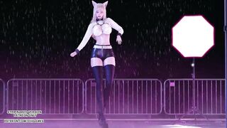 MMD Hyolyn - Say My Name Ahri Sexy Kpop Dance League of Legends 4K 60FPS