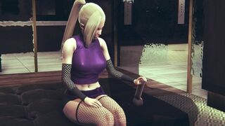 Ino Yamanaka will jerk off your dick if you ask