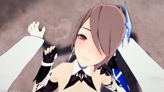 0409 -【R18-MMD】Honkai Impact 3rd 崩坏三 four Thicc valkyrie and the lucky captain