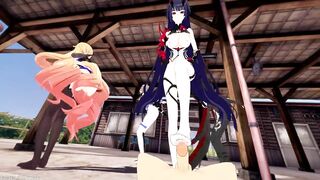 0409 -【R18-MMD】Honkai Impact 3rd 崩坏三 four Thicc valkyrie and the lucky captain