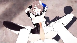 0409 -【R18-MMD】Honkai Impact 3rd 崩坏三 four Thicc valkyrie and the lucky captain